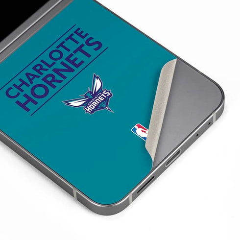 NBA Charlotte Hornets Standard - Blue Galaxy Z Flip6 Skin